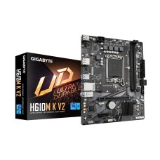 Материнская плата, Gigabyte, H610M K V2 (4719331860134), LGA1700, iH610, 2xDDR5 5600/5200/4800/4400, 2xSATA3, 1xM.2 (PCI-E 3.0x4/x2), 1xHDMI, 1xDP, 1xPCI-Ex16, 1xPCI-Ex1, mATX