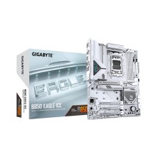 Материнская плата, Gigabyte, B850 EAGLE ICE (4719331871680), AM5, B850, 4xDDR5 4400/4800/5200/8200(OC), 4xSATA3, 3xM.2 (PCIe 4.0 x4/x2), RAID, 1xHDMI, 1хDP, 3xPCI-Ex16, ATX