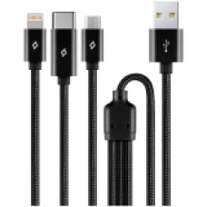 TTEC Кабель для мобильных устройств Apple Lightning, 1.2 м, Black