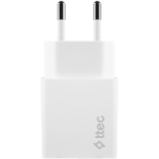 ttec Power Adapter, Duo 2.4A, 12W, White (2SCS21B)