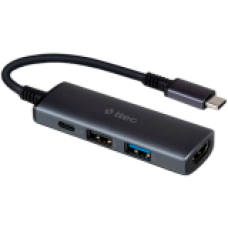 Адаптер ttec USB-C 4 in 1 Multiport (2US01)