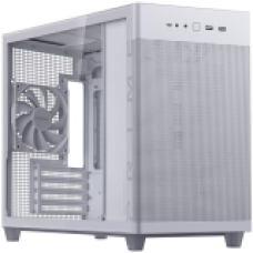 ASUS Prime AP201 Tempered Glass MicroATX Case White - stylish 33-liter MicroATX case with tool-free side panels, with support for 360 mm coolers, graphics cards up to 338 mm long, and standard ATX PSUs (копия)