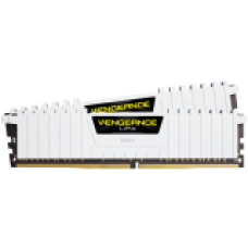 Corsair DDR4, 3200MHz 32GB 2x16GB Dimm, Unbuffered, Dual Rank, 16-20-20-38, XMP 2.0, Vengeance LPX White Heatspreader, Black PCB, 1.35V, EAN:0840006643333