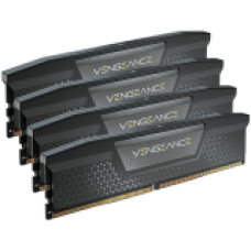 Corsair DDR5, 6200MT/s 64GB 4x16GB DIMM, Unbuffered, 32-38-38-80, OC PMIC, XMP 3.0, VENGEANCE DDR5 Black Heatspreader, Black PCB, 1.4V, EAN:0840006665458