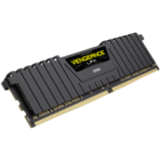 Corsair DDR4, 3200MHz 8GB 1x8GB DIMM, Unbuffered, 16-18-18-36, SPD base 2666, XMP 2.0, Vengeance LPX Black Heatspreader, Black PCB, 1.35V, for Ryzen/AM4, EAN:0840006629603