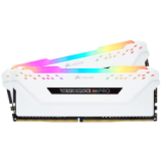 Corsair DDR4, 3600MHz 16GB 2x8GB DIMM, Unbuffered, 18-22-22-42, XMP 2.0, VENGEANCE RGB PRO White Heatspreader, RGB LED, 1.35V, EAN:0840006619680