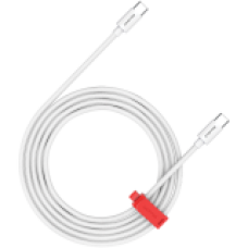 Кабель CANYON cable CC60AB C-C 60W Braided 1.2m White