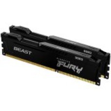 Kingston KF318C10BBK2/16 16GB 1866MT/s DDR3 CL10 DIMM (Kit of 2) FURY Beast Black