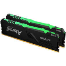 Kingston 32GB 3200MT/s DDR4 CL16 DIMM (Kit of 2) FURY Beast RGB, EAN: 740617319149