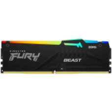 Kingston 16GB 4800MT/s DDR5 CL38 DIMM FURY Beast RGB PnP, KF548C38BBA-16