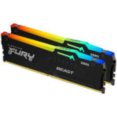 Kingston 16GB 5600MT/s DDR5 CL40 DIMM FURY Beast RGB XMP, KF556C40BBA-16
