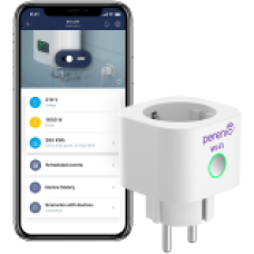 Smart Power Plug is a device to control remotely via Wi-Fi connected through it load, measure its power and monitor electrical energy consumption. White color, multi language version.