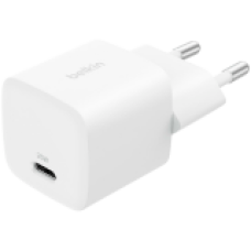 Сетевое зарядное устройство BELKIN 25W USB-C PD WALL CHARGER WITH PPS (WCA012KQWH) белый