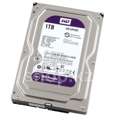 Жесткий диск HDD 1000 Gb Western Digital (WD10PURZ), 3.5", 64Mb, SATA III, Purple