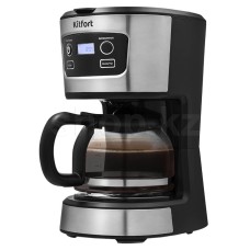 Кофеварка Kitfort KT-738, Black-Steel