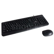 Клавиатура Genius KM-160, Black, USB + мышь