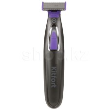 Триммер для бороды и щетины Kitfort KT-3106, Grey-Purple