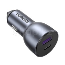 Зарядное устройство UGREEN CD213 (60980), автомобиль, Dark Blue