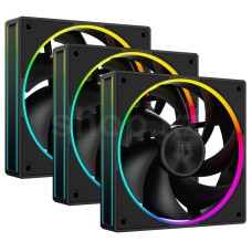 Комплект вентиляторов для корпуса ID-Cooling AF-127-ARGB-K TRIO, 12cm, Black
