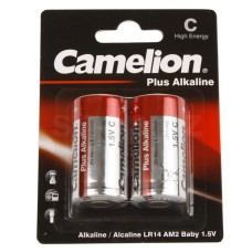 Батарейка Camelion C Plus Alkaline LR14-BP2, 1.5V, (2шт.)