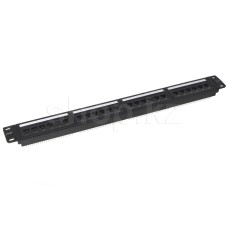 Patch panel 24-port SHIP P197-24, RJ-45, 19", 1U, Cat. 5e