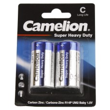 Батарейка Camelion C Super Heavy Duty R14P-BP2B, 1.5V (2шт.)