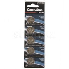 Батарейка Camelion Lithium CR2032-BP5, 3V (5шт.)