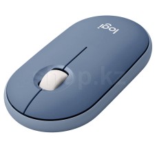 Мышь Logitech Pebble M350, Blueberry, USB