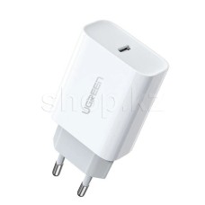 Зарядное устройство UGREEN CD137, сеть, для USB-устройств, White