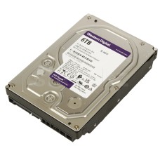 Жесткий диск HDD 6 TB Western Digital Surveillance (WD62PURX-64), 3.5", 64 MB, SATA III, Purple