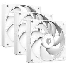 Комплект вентиляторов для корпуса ID-Cooling AF-125-W TRIO, 12cm, White