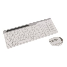 Клавиатура A4Tech Fstyler FB2535C, Icy White, USB + мышь