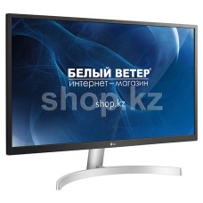 Монитор, LG, 27UL500 White, 27", 3840x2160, IPS, 60Гц, HDMI*2, DP, 300кд/м2, 1000:1, 5мс