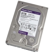 Жесткий диск HDD 8000 Gb Western Digital (WD8001PURP), 3.5", 256Mb, SATA III, Purple Pro