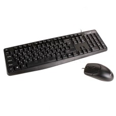 Клавиатура Genius KM-170, Black, USB + мышь