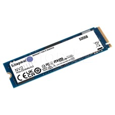Твердотельный накопитель SSD, Kingston, NV2 SNV2S/500G, 500 GB, M.2 NVMe PCIe 4.0x4, 3500/2100 Мб/с