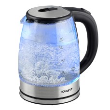 Чайник Scarlett SC-EK27G70, Black-Steel