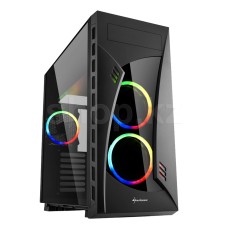 Корпус Sharkoon Night Shark RGB, Black