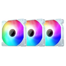 Комплект вентиляторов для корпуса 1Stplayer FIS-W COMBO, 12cm, White