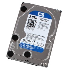 Жесткий диск HDD 2000 Gb  Western Digital  (WD20EZRZ), 3.5", 64Mb, SATA III