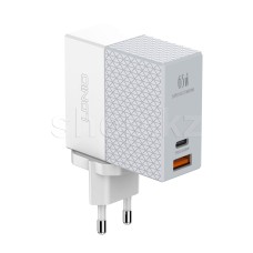 Зарядное устройство LDNIO A2620C, сеть, для USB-устройств, White