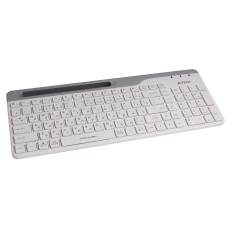 Клавиатура A4tech Fstyler FBK25, White, 105 клавиш, FN 12 Multimedia, беспроводная BT+2,4G