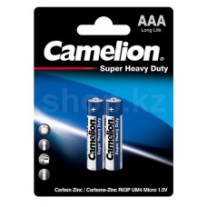 Батарейка Camelion AAA Super Heavy Duty R03P-BP2B, 1.5V (2шт.)