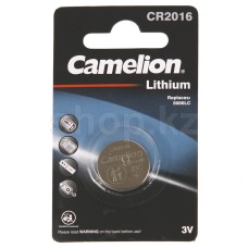 Батарейка Camelion Lithium CR2016-BP1, 3V (1шт.)