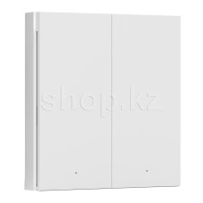 Выключатель настенный двухклавишный Aqara Wireless Remote Switch H1 (WRS-R02)