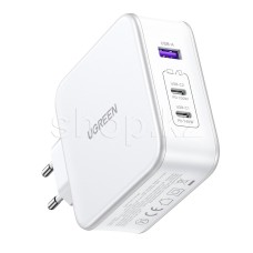 Зарядное устройство UGREEN CD289 Nexode, сеть, для USB-устройств, White