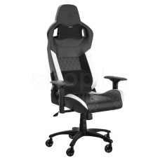 CORSAIR T1 RACE 2023 Fabric Gaming Chair - Black and White