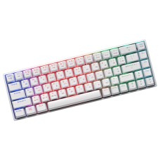 Клавиатура игровая 2E GAMING KG380 RGB 68key Gateron Red Switch BT/USB White Ukr