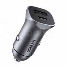 Зарядное устройство UGREEN CD130 (30780), автомобиль, Space Gray
