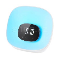 Настольные часы со светильником Kitfort КТ-3313, White